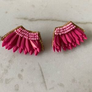 Fun pink earrings